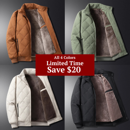 Men's cold weather outerwear, Alpine Guard winter jacket, adventure-ready with ultimate warmth.