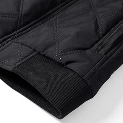 Men's warm, quilted winter jacket, protective & heavy-duty for all your cold weather outdoor gear needs.
