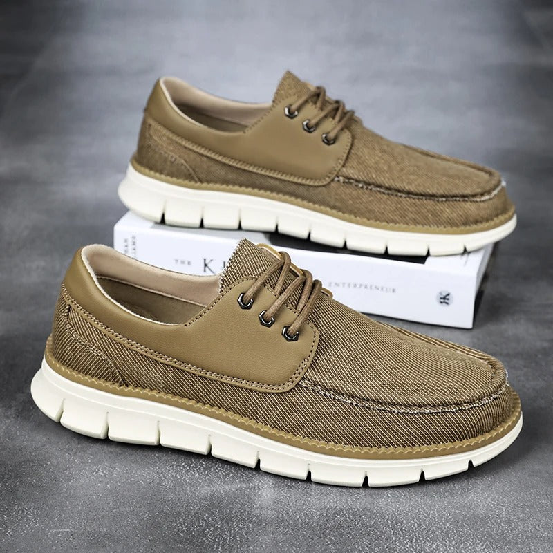 Modern men's fashion Alverton slip-on loafers, stylish & lightweight casual shoes.