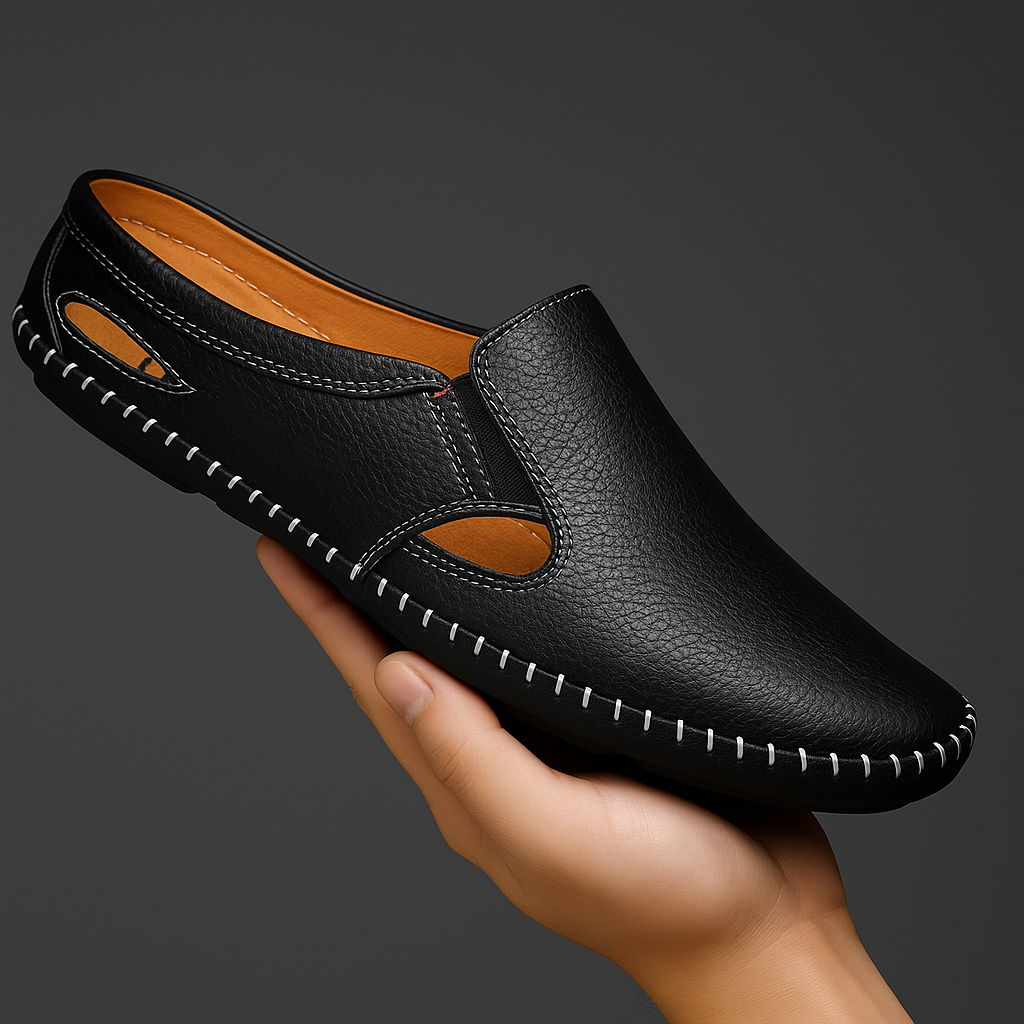 Durable men's Amalfi sandals, hand-stitched for quality and everyday comfort.