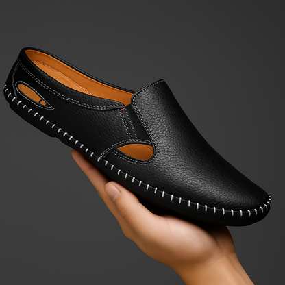Durable men's Amalfi sandals, hand-stitched for quality and everyday comfort.