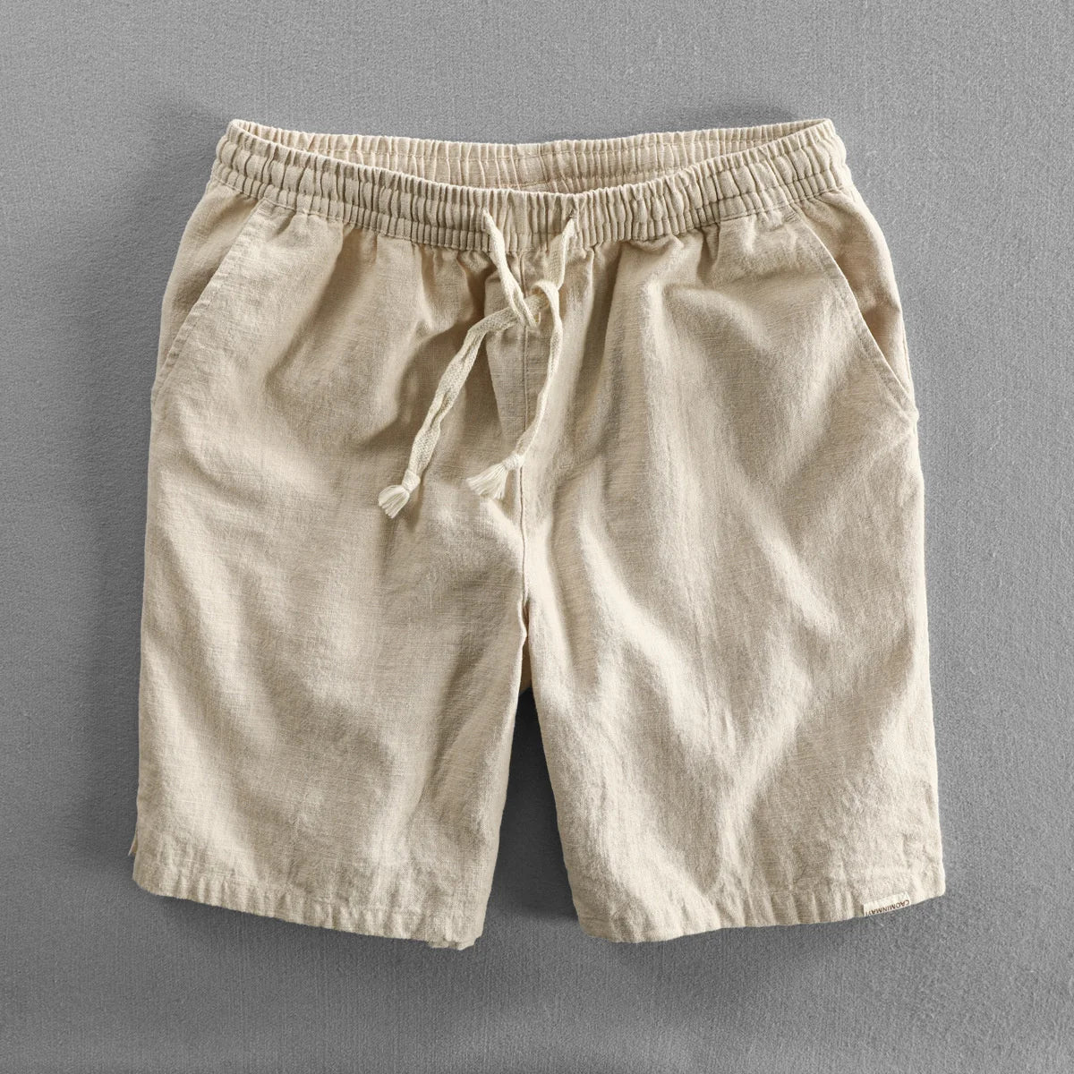 Stylish men's Amalfi beach shorts with drawstring for vacation outfits. Perfect lightweight summer comfort.