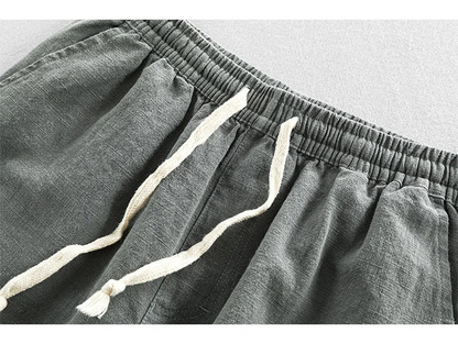 Amalfi men's comfort shorts. Relaxed fit drawstring bottoms for casual wear, beach, or summer leisure.