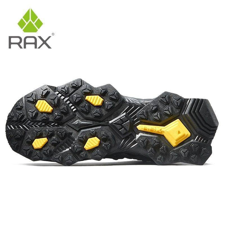Front view of men's antiskid hiking shoes, perfect for rugged outdoor trekking