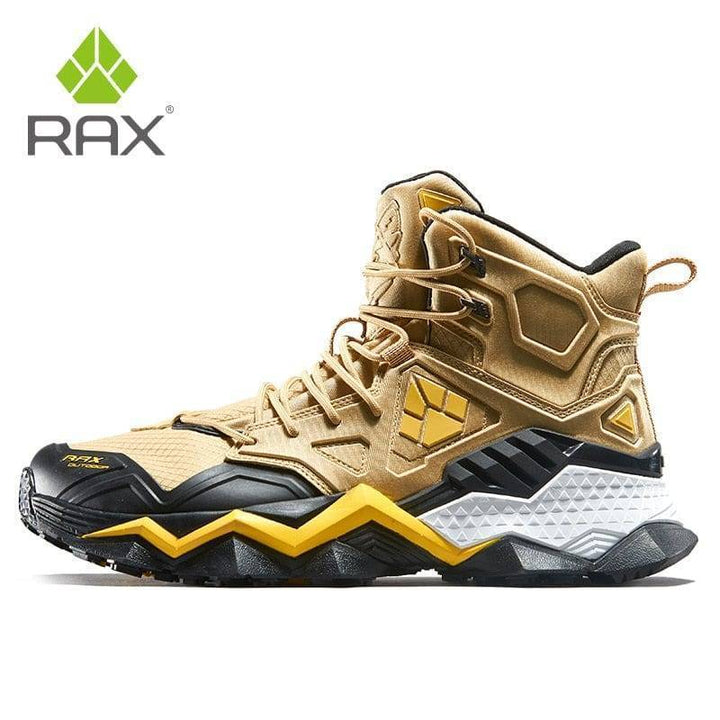 Men's athletic trekking shoes, emphasizing breathable material and antiskid features