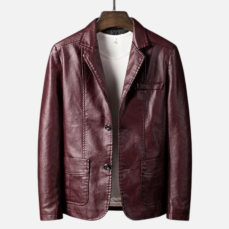 Brown men's Apollo tailored jacket, perfect fall & winter outerwear for a sophisticated smart casual look.