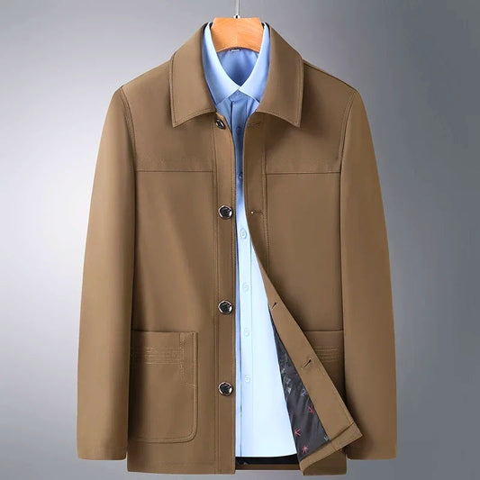 Men's Arlan Ridge all-season versatile coat, perfect for elegant business casual or everyday men's fashion.