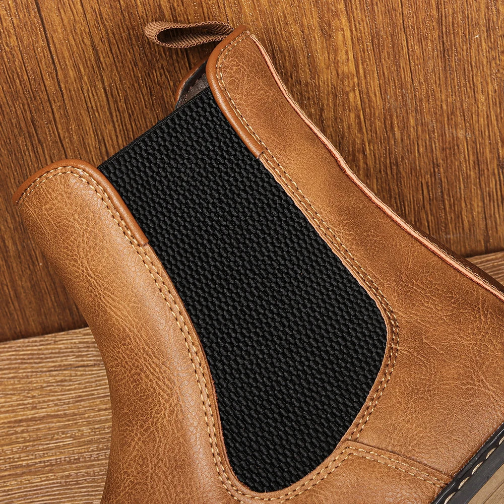 Elegant men's Arthur Chelsea dress boots, perfect for formal occasions, business attire & stylish men's footwear.