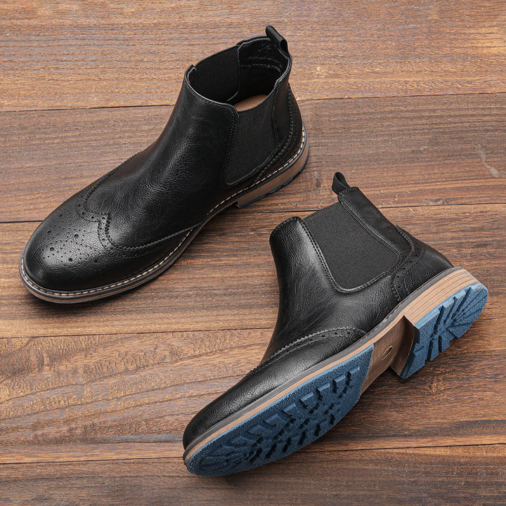 Premium leather men's Arthur Chelsea boots, offering sophisticated style, comfort & durability for men's fashion.