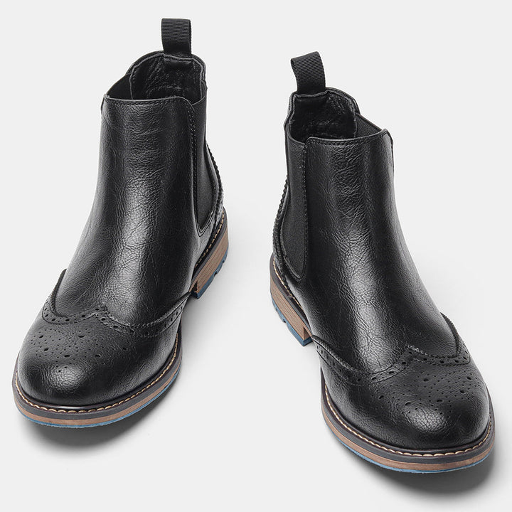 Easy pull-on men's Arthur Chelsea boots with elastic sides, ensuring comfortable, versatile & stylish men's footwear.
