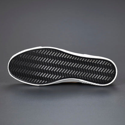 Stylish artistic color block men's shoes, great for street wear & comfort.