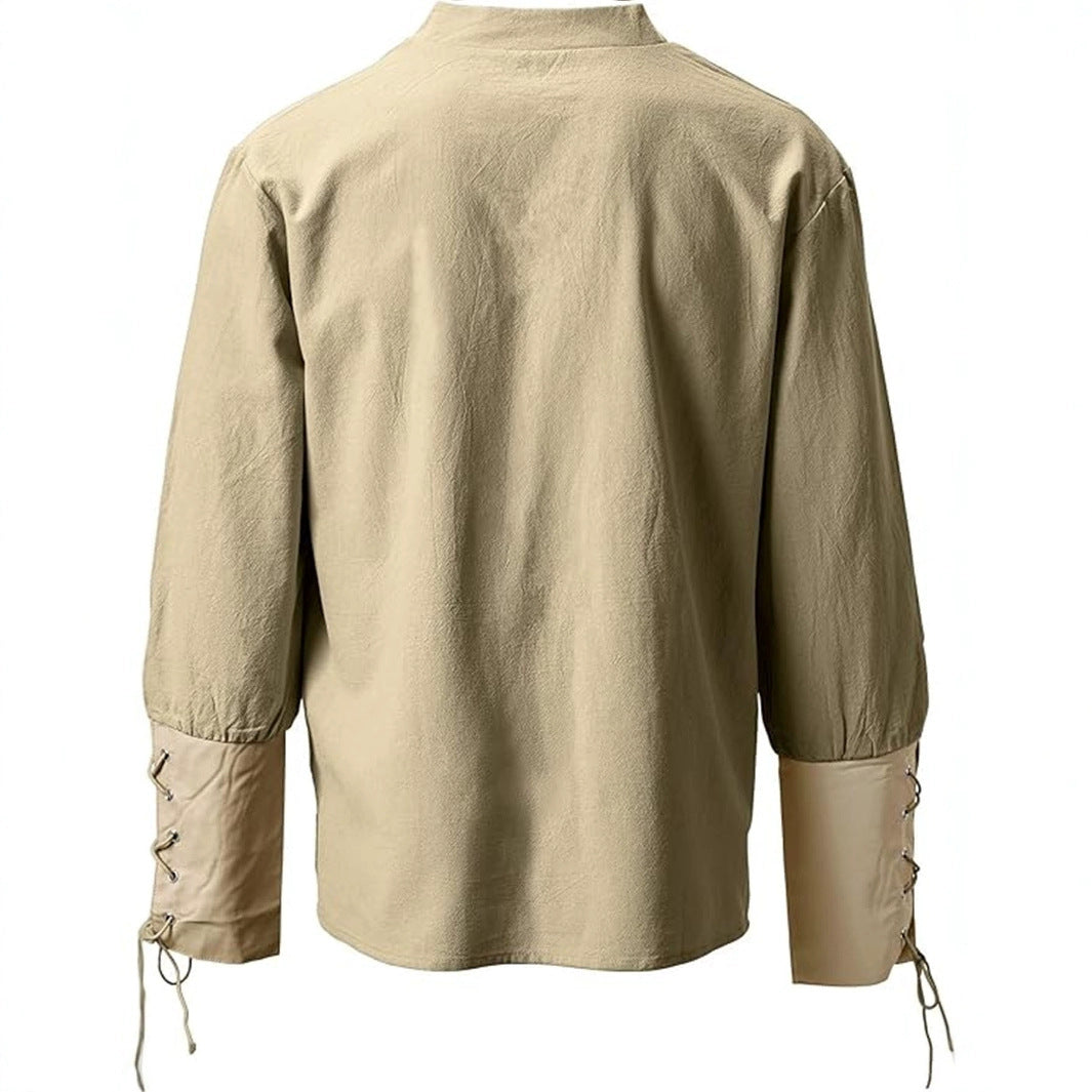 Ashby men's shirt, vintage-inspired for medieval, fantasy, renfaire events, or stylish everyday wear.