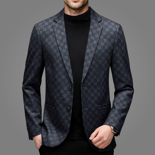Men's Astaire patterned evening blazer, slim fit, perfect for formal events, parties, and special occasions.