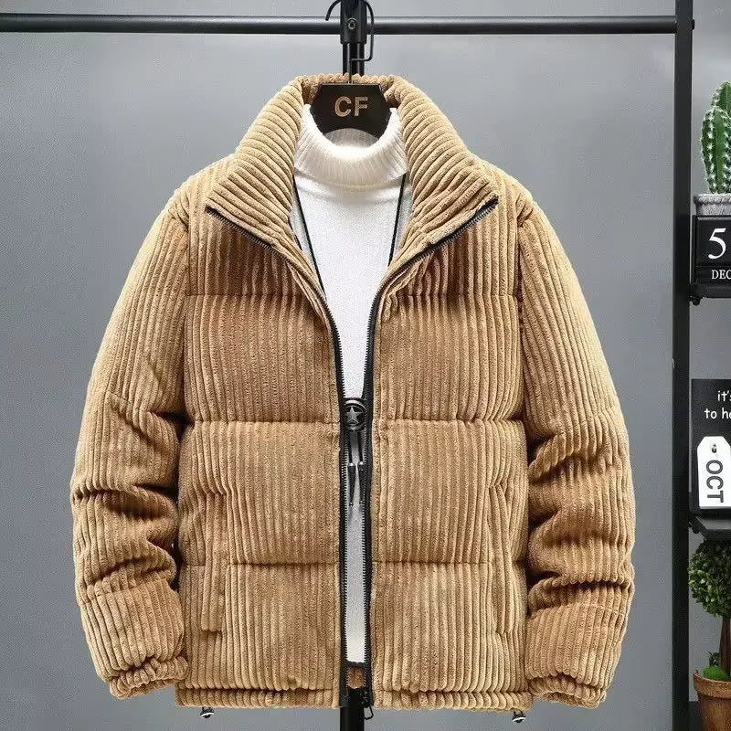 Men's Atlas Puffer Jacket: warm & stylish winter coat, perfect cold weather outerwear.