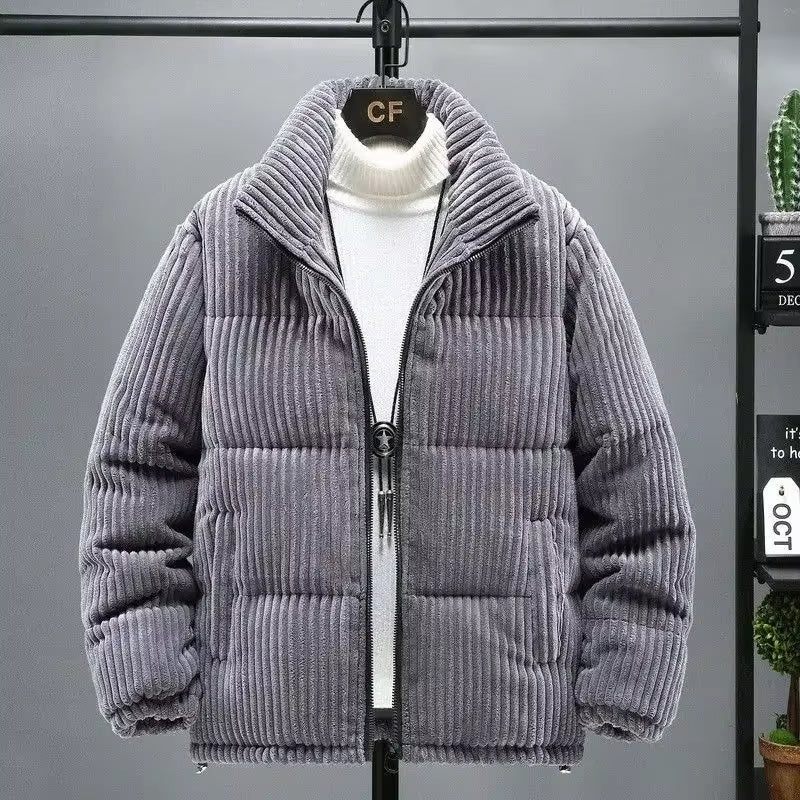 Stylish men's Atlas Puffer Jacket. Warm quilted jacket for casual wear & cold weather fashion.