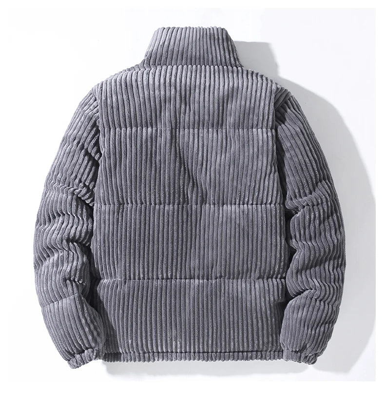 Comfortable men's Atlas Puffer Jacket, offering supreme warmth & style for winter fashion.