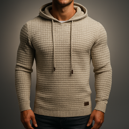 Men's Atlas Pullover Hoodie for casual wear & everyday comfort. Modern fit, long sleeve hooded top.