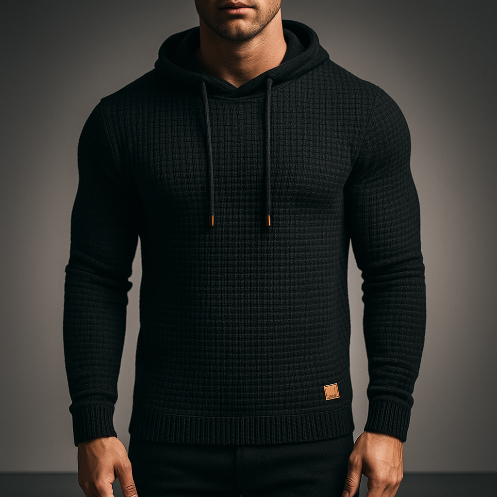 Soft Men's Atlas Pullover Hoodie, a cozy comfort layer & stylish everyday hooded top for men.