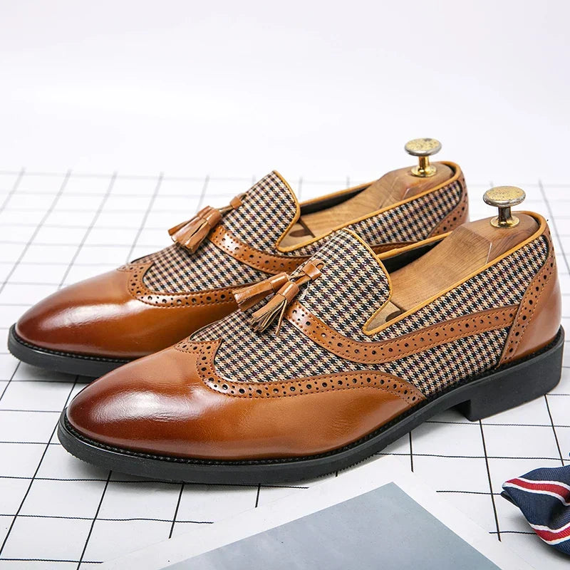Men's Aura stylish slip-on loafers for everyday comfort, versatile casual & dress footwear.