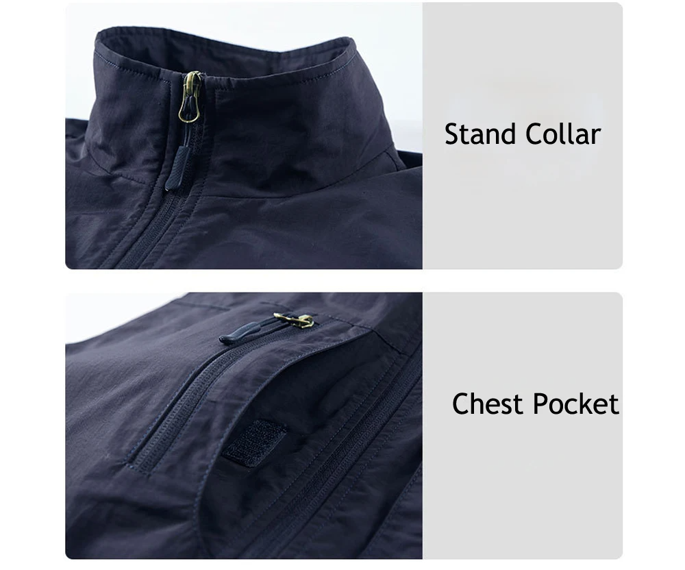 Men's breathable outdoor vest: Quick-dry & lightweight, offers convenient pocket storage for travel & hiking.