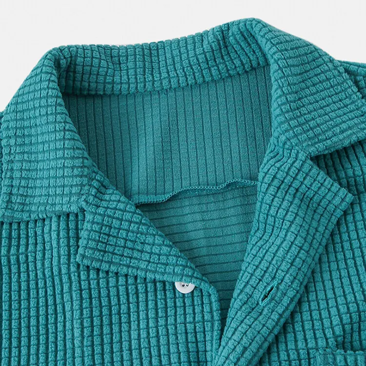 Breathable Bayshore textured waffle shirt for men, a versatile long sleeve option.