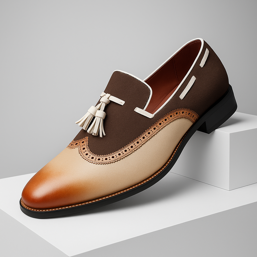 Men's Bellano tassel loafers with sophisticated style, ideal for dress or smart casual wear.