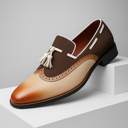 Men's Bellano tassel loafers with sophisticated style, ideal for dress or smart casual wear.