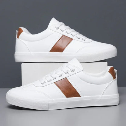 Lace-up Men's Belmont Luxe Sneaker, blending classic and street style with durable, comfortable design for casual wear.