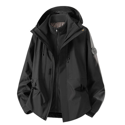 High-performance men's Belmont winter jacket, keeps you warm and dry, windproof design.