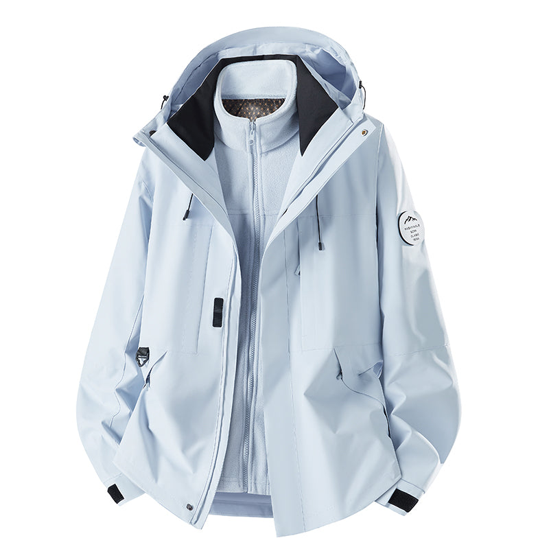 Stylish Belmont men's performance jacket, ready for winter with warm and windproof features.