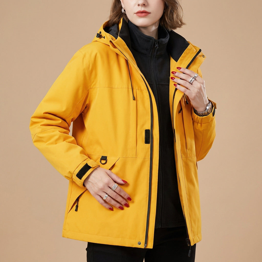 Stylish men's Belmont winter jacket, waterproof and insulated for extreme cold weather.