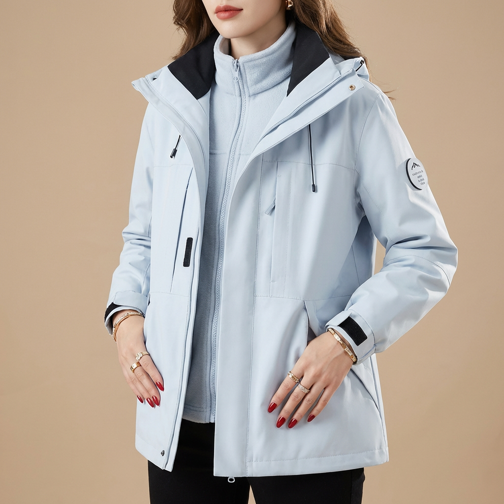 Premium men's Belmont performance jacket, windproof, waterproof, and warm for winter.