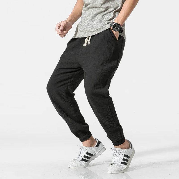 Versatile men's tapered joggers, perfect for everyday wear, activewear, or casual street style.