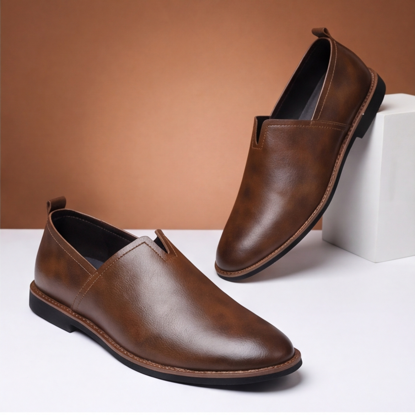 Comfortable men's everyday loafers, easy slip-on style for versatile footwear.