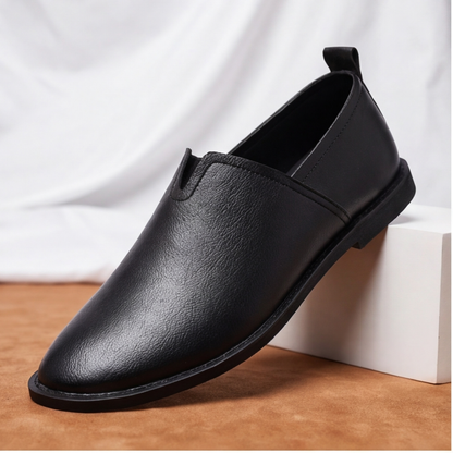 Premium men's slip-on dress shoes, ultimate comfort for long hours on your feet.