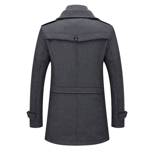 Sharp men's tailored military jacket, featuring a structured design & smart casual appeal.