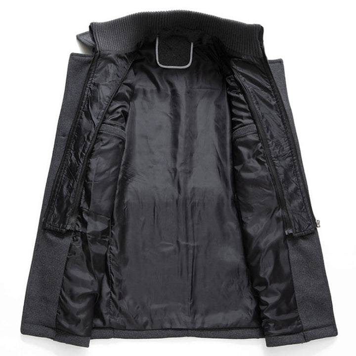 Brown tailored military jacket for men, combining classic design with contemporary style.