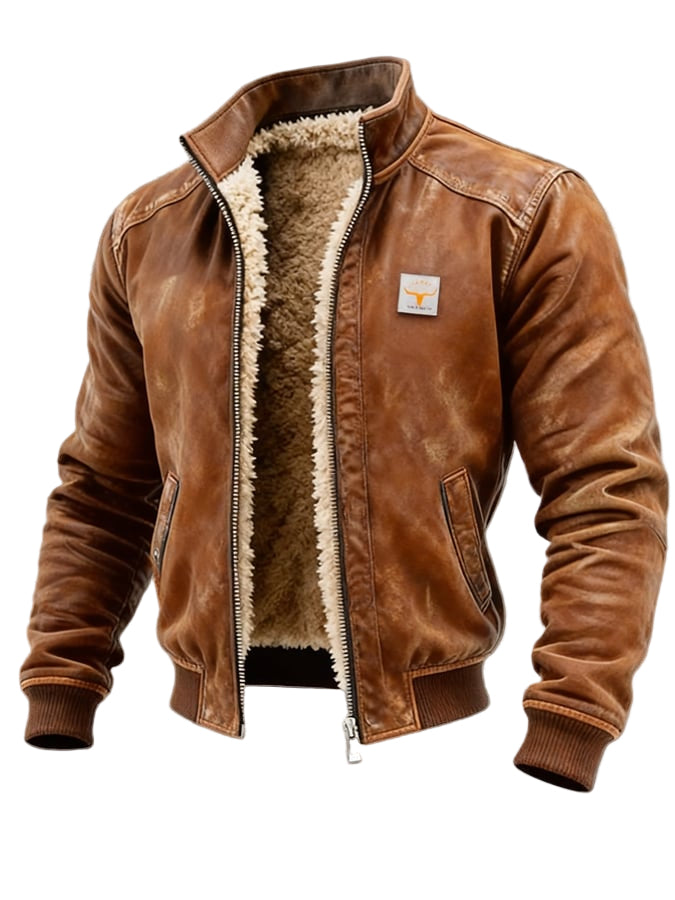 Men's thermal jacket, vintage-inspired with rugged style. Ultimate warmth for cold weather. Durable winter outerwear.