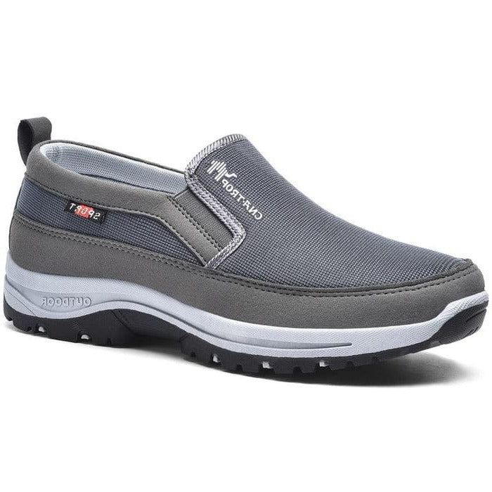 Supportive men's orthopedic footwear, designed for ultimate comfort with waterproof protection and a stylish, casual look.