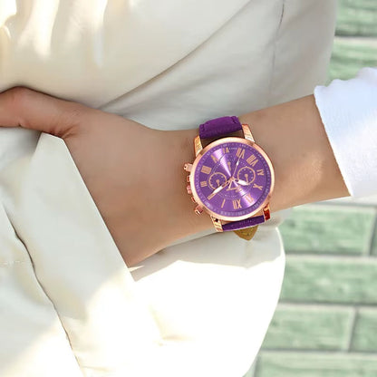 Bold men's gold wristwatch on a wrist, highlighting its luxurious design and precise chronograph function.