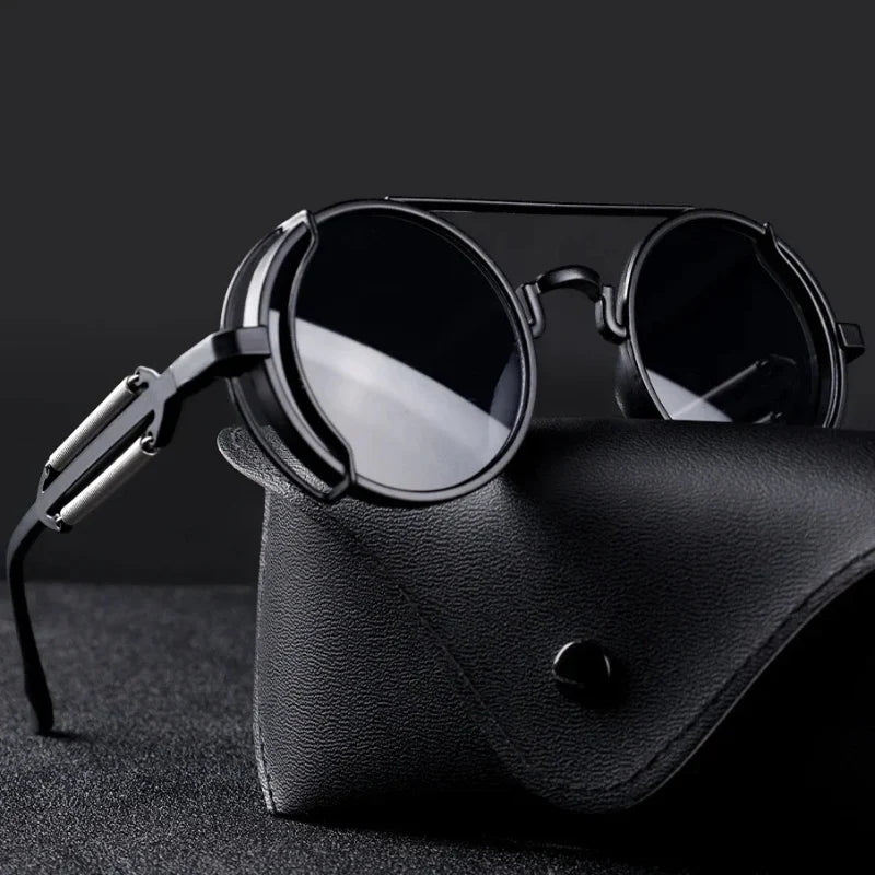 Classic men's retro eyewear with a bold design, offering superior UV400 polarized sun protection.