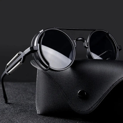 Classic men's retro eyewear with a bold design, offering superior UV400 polarized sun protection.