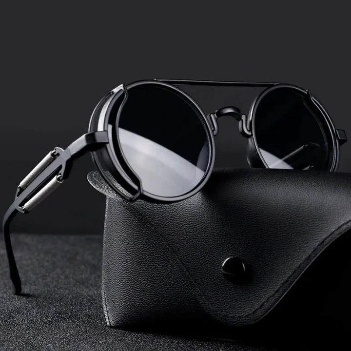 Classic men's retro eyewear with a bold design, offering superior UV400 polarized sun protection.