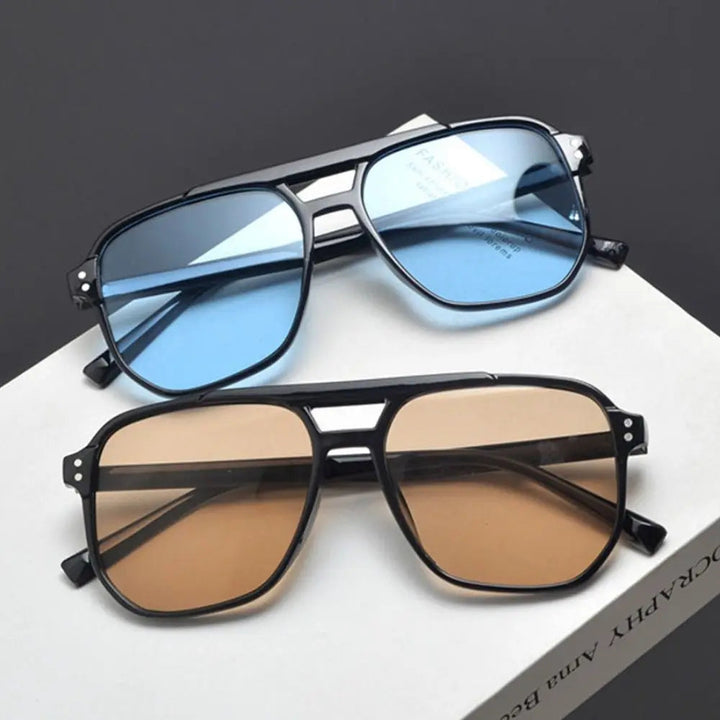 Lightweight men's UV400 sunglasses for superior eye protection. Bold, durable & fashionable accessory.