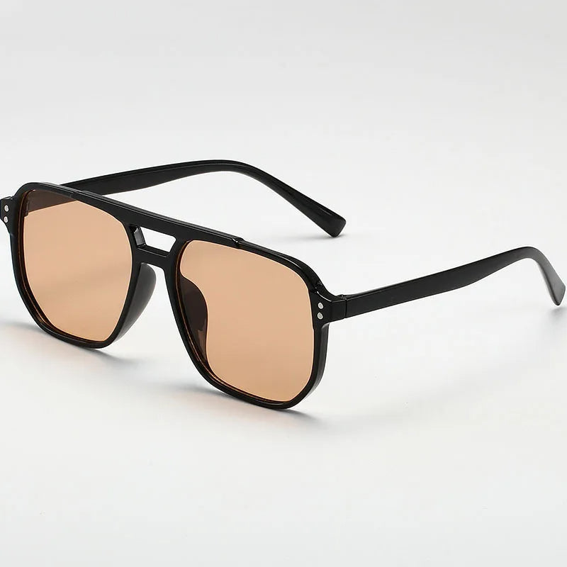 Men's bold UV400 sunglasses. Stylish eyewear for eye protection. Lightweight & durable fashion accessory.