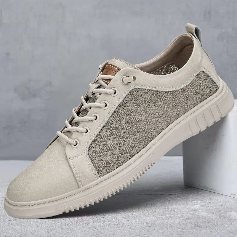 Versatile men's walking shoes with AirFlow comfort, slip-resistant sole for everyday.