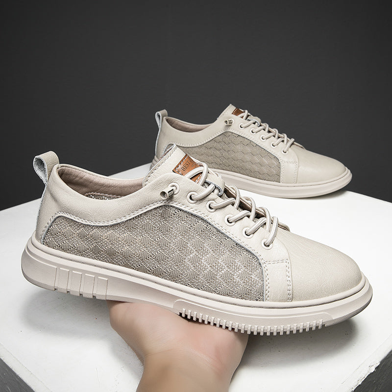 Breathable men's comfort shoes, light & airy summer style for walking & casual wear.