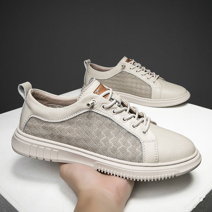Breathable men's comfort shoes, light & airy summer style for walking & casual wear.