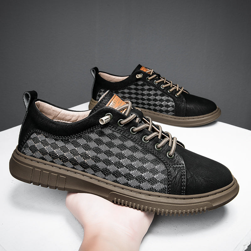 Men's casual lace-up shoes, AirFlow breathable design for all-day comfort & everyday use.