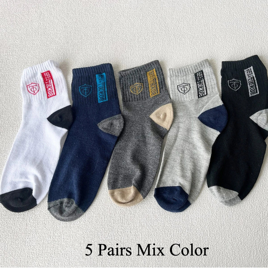 All-day comfort men's socks. 10 pairs breathable bamboo with anti-slip feature.
